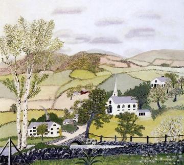A May Morning Artwork by Anna Mary Robertson Grandma Moses