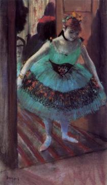Dancer Leaving Her Dressing Room Artwork by Edgar Degas