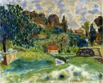 Cagnes Landscape Artwork by Pierre Bonnard