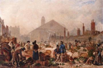 Covent Garden Market Artwork by George Sidney Shepherd