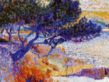 The Bay of Cavaliere (study) Artwork by Henri Edmond Cross
