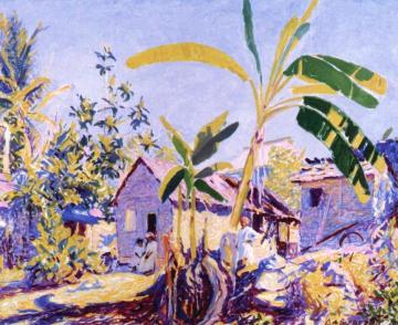 Old Hut, Jamaica Artwork by Edwin Ambrose Webster