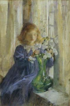 The Green Vase Artwork by Sir James Jebusa Shannon