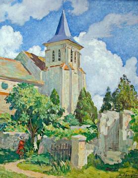 Church at Montevrain Artwork by Henri Lebasque