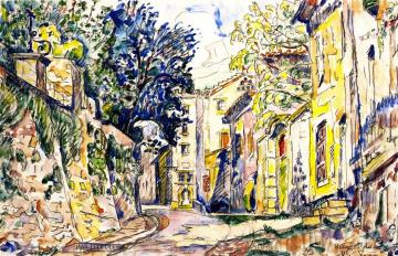 Bourg-Saint-Andeol Artwork by Paul Signac