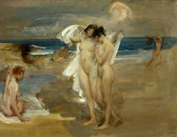 The Bathers Artwork by Sir James Jebusa Shannon
