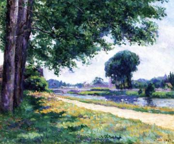 Accolay, La Cure Artwork by Maximilien Luce