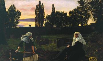 The Vale Of Rest Artwork by Sir John Everett Millais