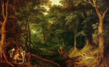 Ambush In The Woods Artwork by Jan Bruegel the Elder