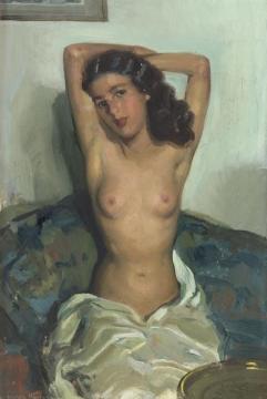 Female Nude Artwork by José Cruz Herrera