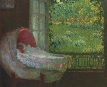 The Cradle Artwork by Henri Le Sidaner
