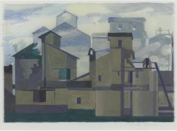 Architectural Cadences Artwork by Charles Sheeler