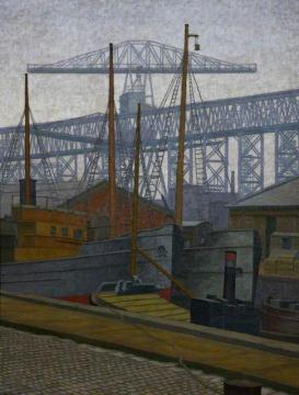 Clarendon Dock, Belfast Artwork by Charles Ginner