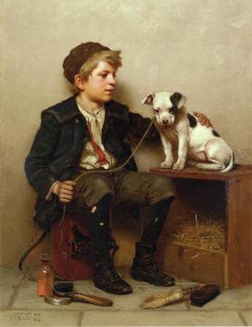 My Best Friend Artwork by John George Brown