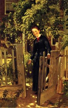 Walk In Artwork by John George Brown