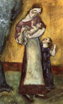 Mother and Children Artwork by Max Weber