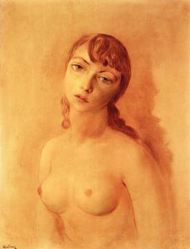Nude Bust Artwork by Moise Kisling