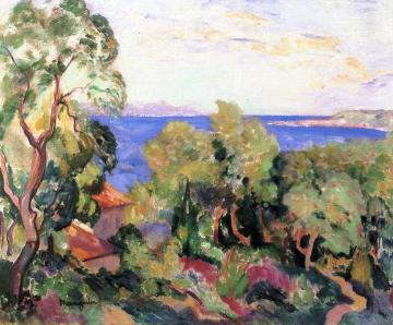 The Gulf of St. Tropez Artwork by Henri Manguin
