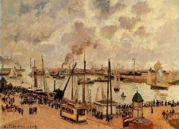 The Port of Le Havre Artwork by Camille Pissarro