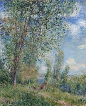 Windy Afternoon in May Artwork by Alfred Sisley