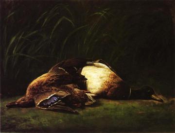 Nature Mort - Hen and Drake Mallard Artwork by George Hetzel