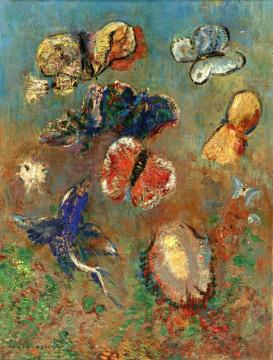 Butterflies Artwork by Odilon Redon