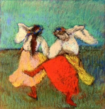 Russian Dancers Artwork by Edgar Degas