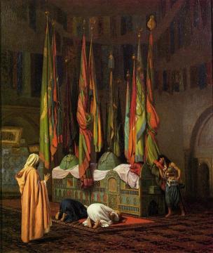The Tomb of Hazrat Imam Hisain Allahis Salam Artwork by Jean Leon Gerome