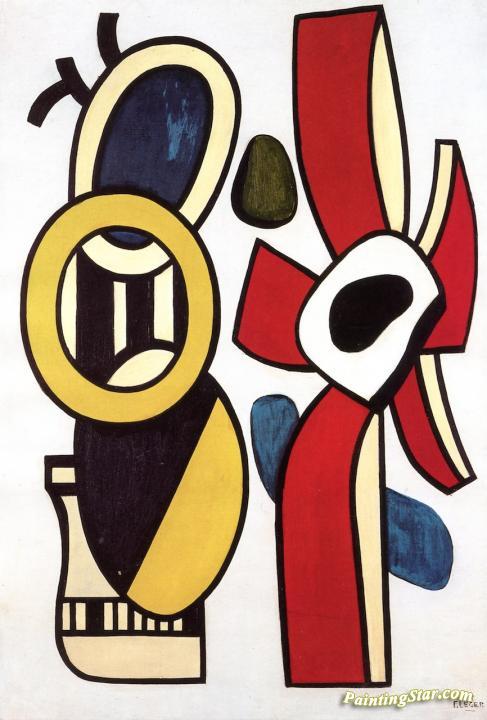 Red Star Artwork by Fernand Léger