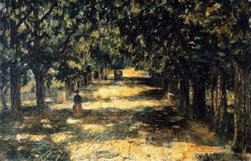 Belvedere - Avenue in Weimar Artwork by Christian Rohlfs