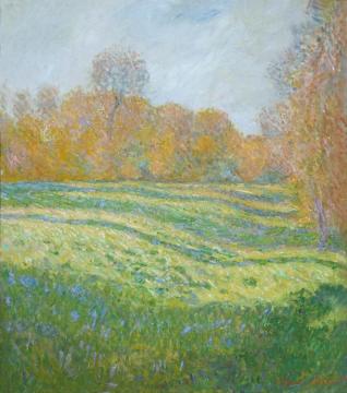 Meadow At Giverny Artwork by Claude Oscar Monet