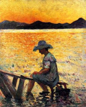 Saint-tropez, Sunset Artwork by Henri Matisse
