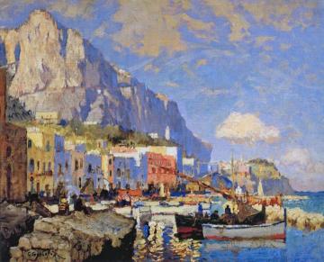 Marina Grande, Capri Artwork by Konstantin Gorbatov