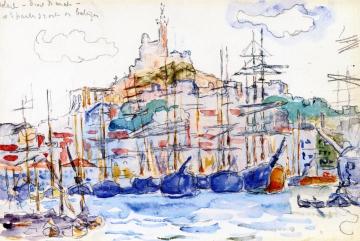 Marseilles Artwork by Paul Signac
