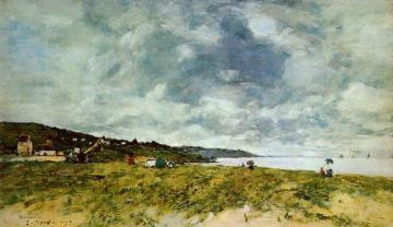 The Shore at Tourgeville Artwork by Eugène-Louis Boudin