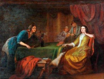 Scene from 'The Pirates' Artwork by Charles Robert Leslie