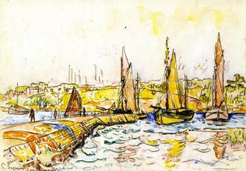 Concarneau Artwork by Paul Signac