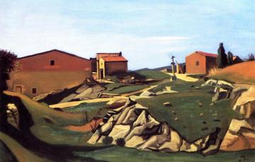 Provençal Farmhouses Artwork by Andre Derain