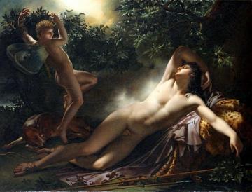 The Sleep Of Endymion (montargis) Artwork by Anne-Louis Girodet de Roussy-Trioson