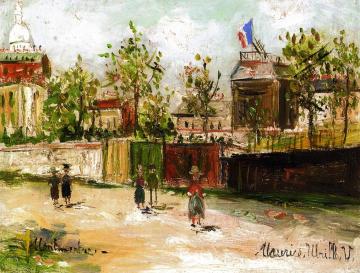 The Moulin De La Galette In Montmartre Artwork by Maurice Utrillo