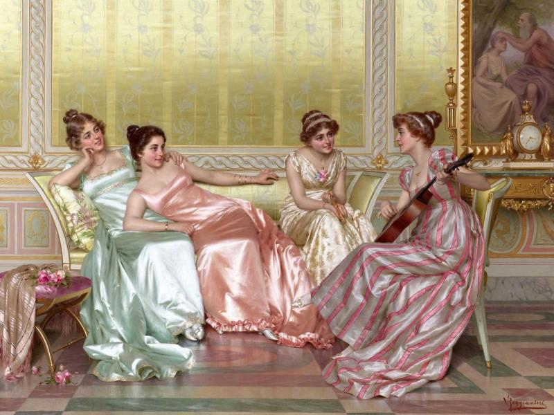 La Soirée Artwork by Vittorio Reggianini