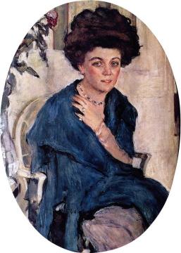 Portrait of Yelena Oliv Artwork by Valentin Serov