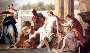 Bathsheba in her Bath Artwork by Sebastiano Ricci