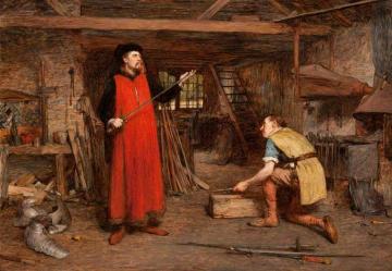 Testing the Blade Artwork by Sir William Quiller Orchardson
