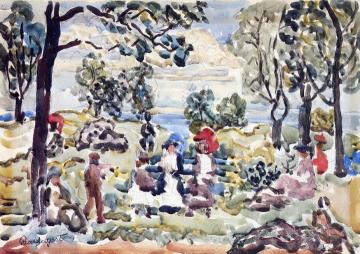 Park, Gloucester Artwork by Maurice Prendergast
