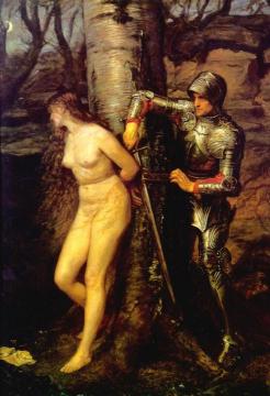 The Knight Errant Artwork by Sir John Everett Millais