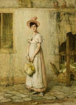 The Young Housewife Artwork by Sir William Quiller Orchardson