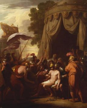 The Death Of Epaminondas Artwork by Benjamin West