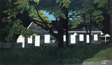 Birmingham Meeting House I Artwork by Horace Pippin