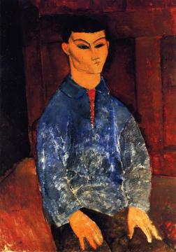 Moïse Kisling Seated Artwork by Amedeo Modigliani